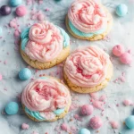 Cotton Candy Crumbl Cookies