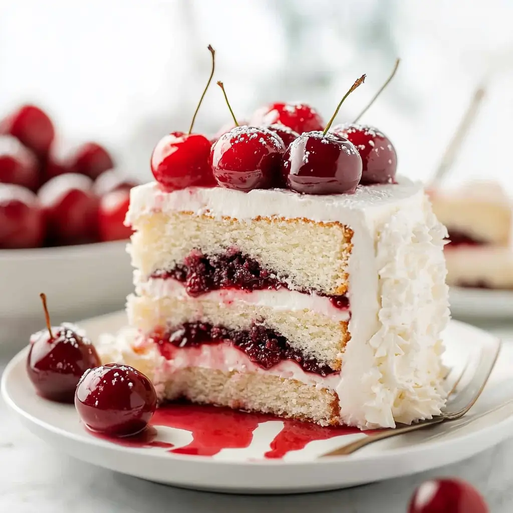 White Forest Cake