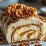 Pumpkin Roll Cheesecake Cake