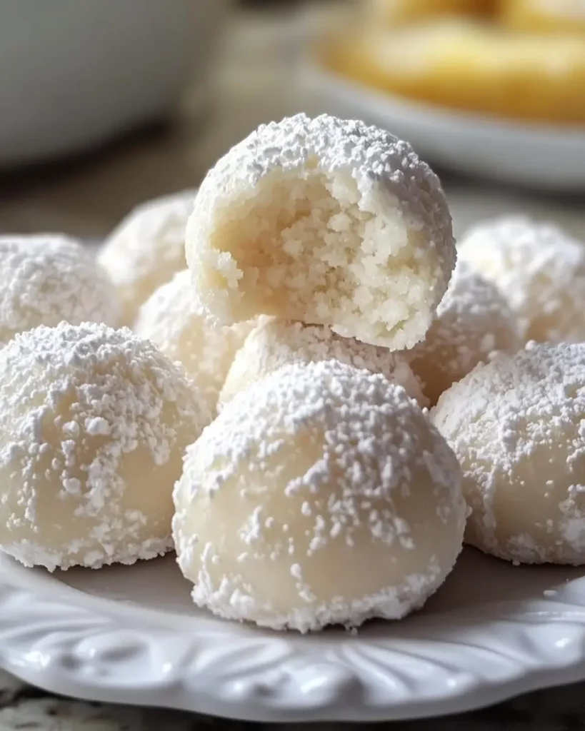 Sweetened Condensed Milk Snowball Cookies