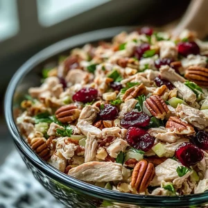 Cranberry Pecan Chicken Salad