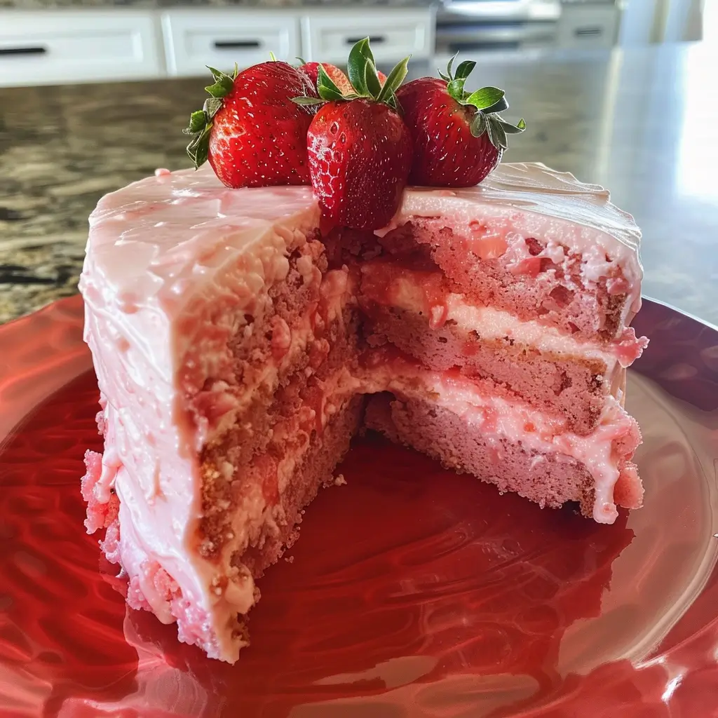 Mamma Seward's Strawberry Cake