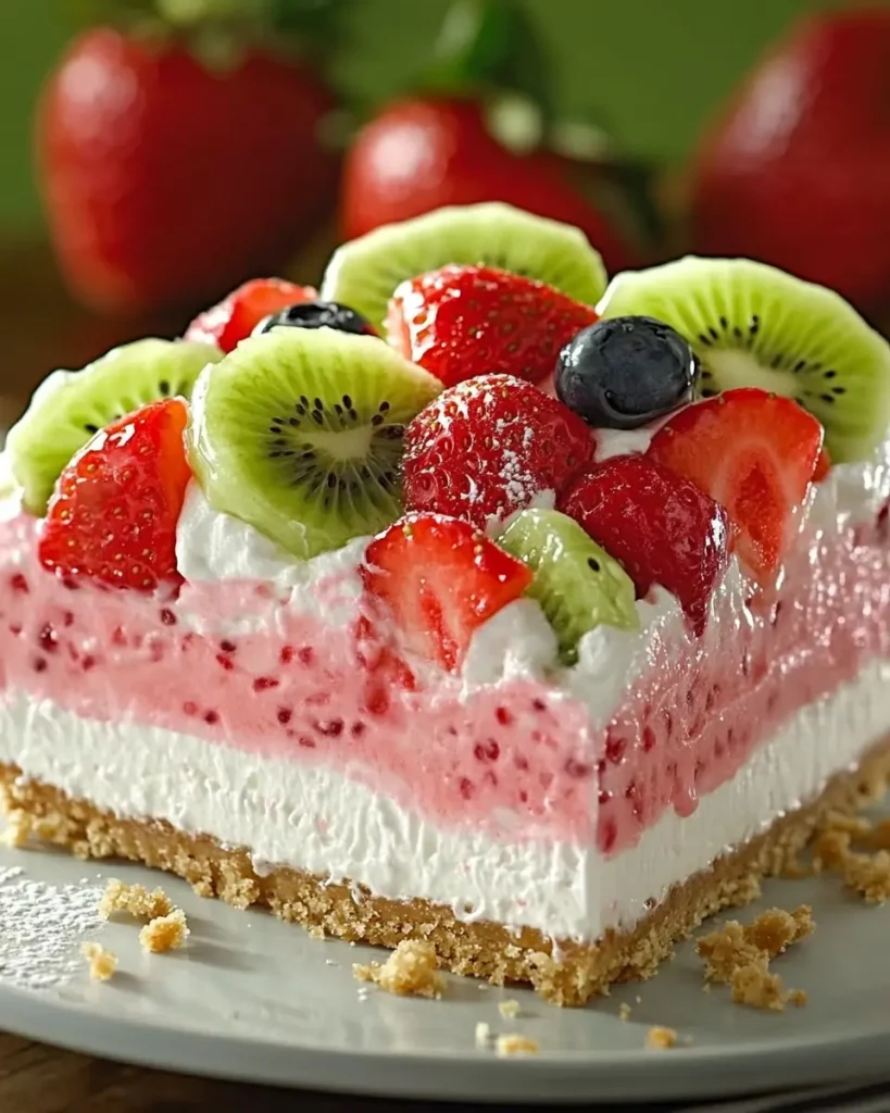 Strawberry Kiwi Cheesecake