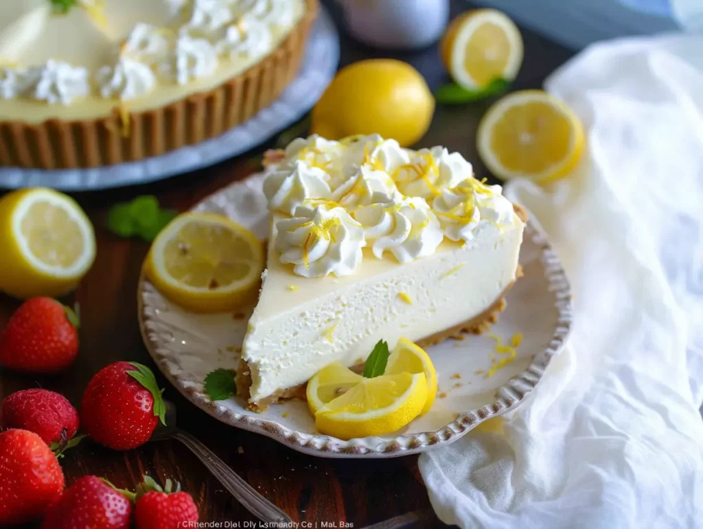 No-Bake Lemon Cheesecake