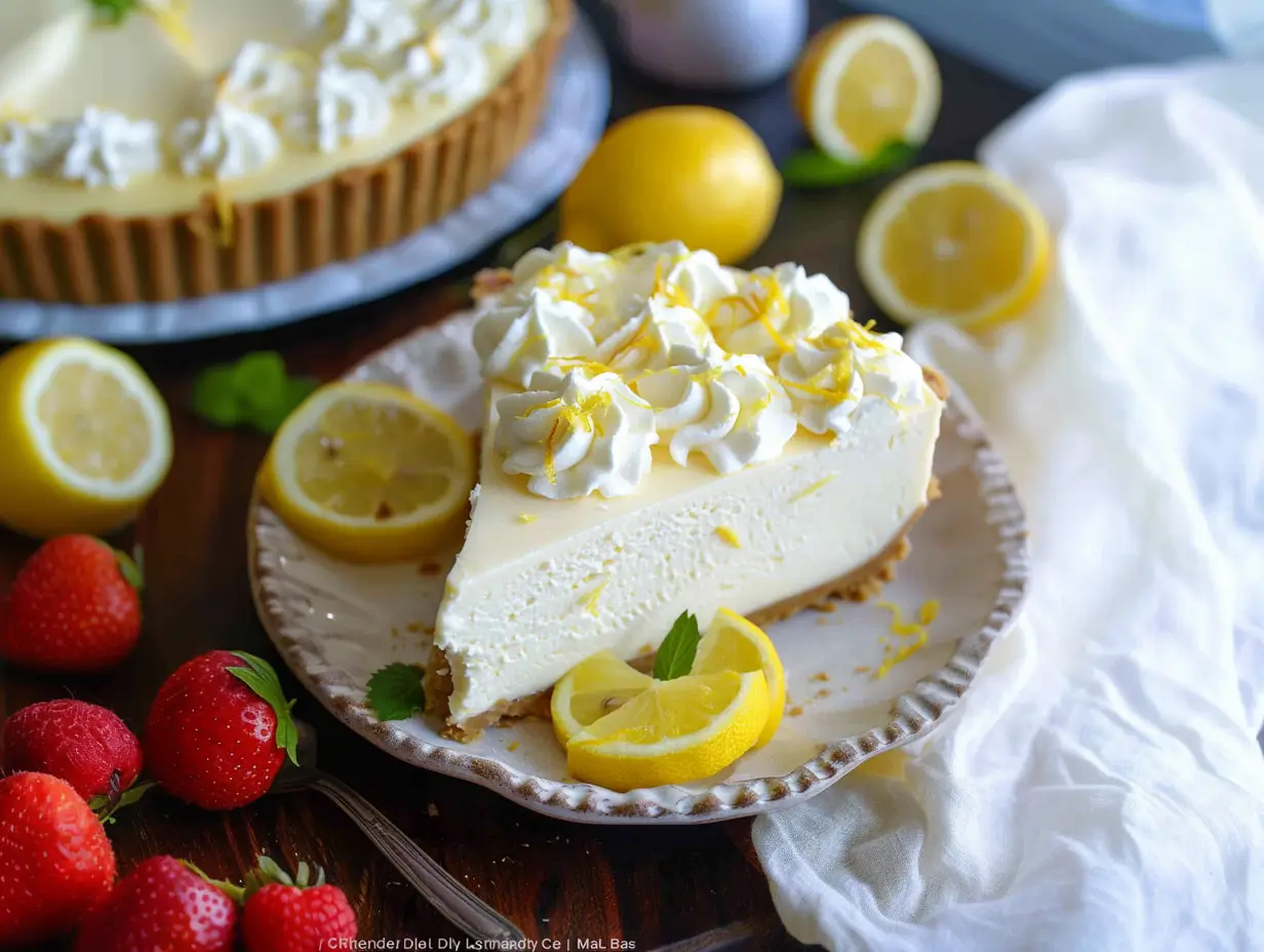 No-Bake Lemon Cheesecake