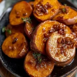Walnut Maple Roasted Sweet Potatoes