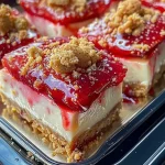 Strawberry Crunch Cheesecake Bites