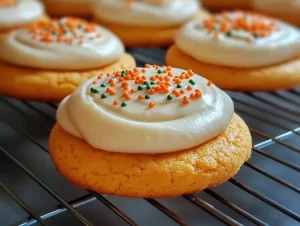 Pumpkin Sugar Cookies