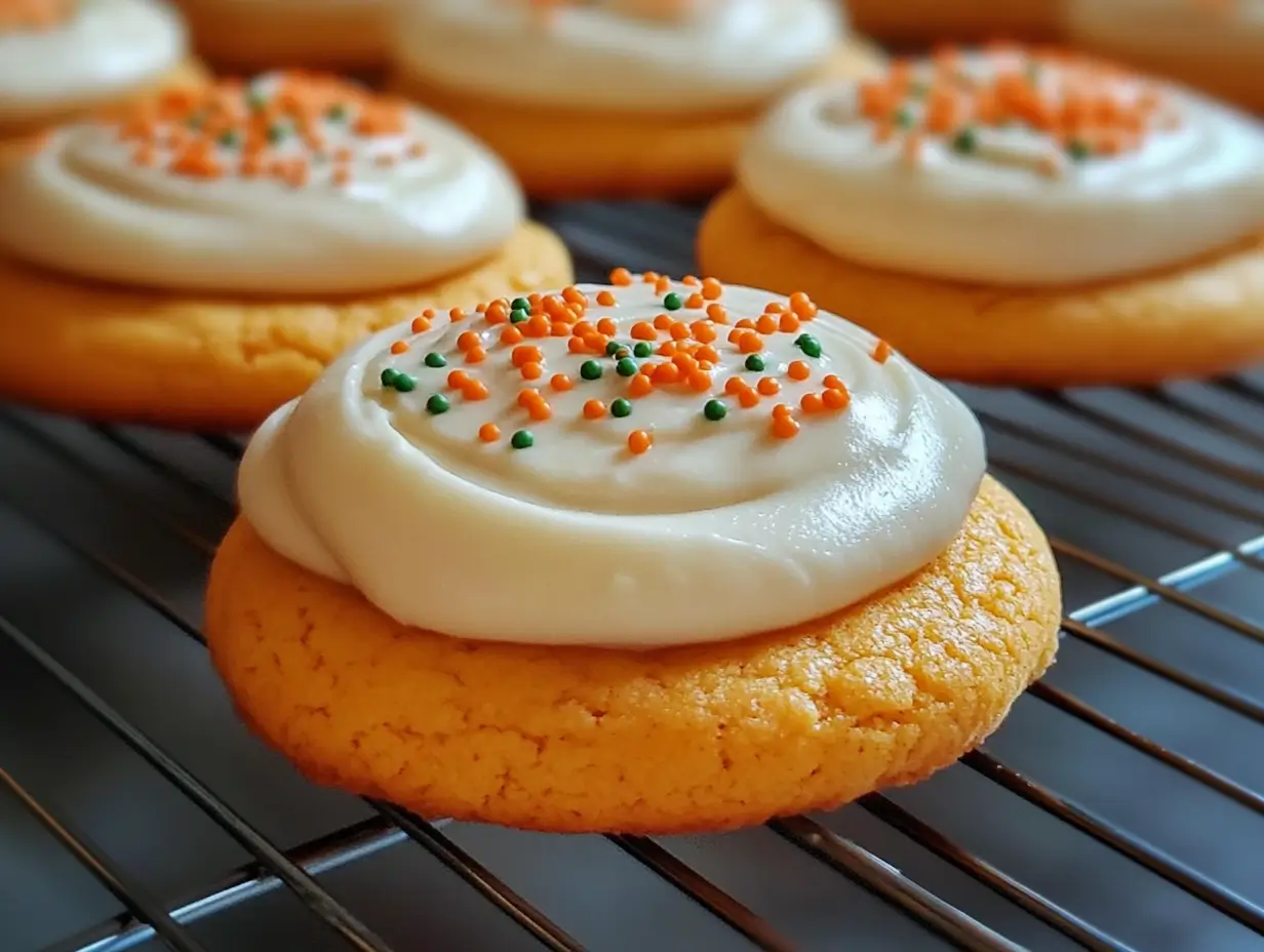 Pumpkin Sugar Cookies