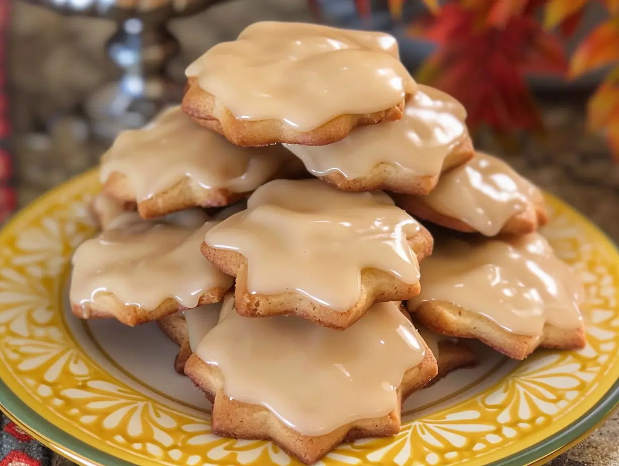 Maple Cookies with Maple Icing