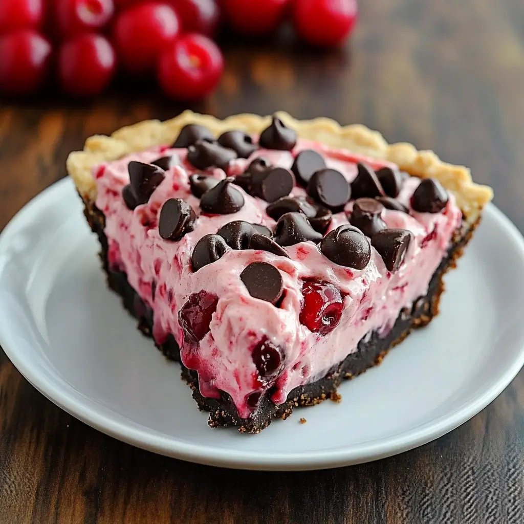 Cherry Chocolate Chip Pie