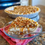 Caramel Apple Crumble Pie