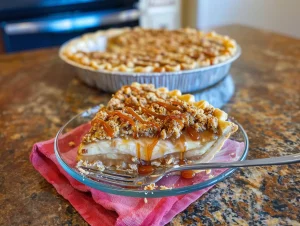 Caramel Apple Crumble Pie