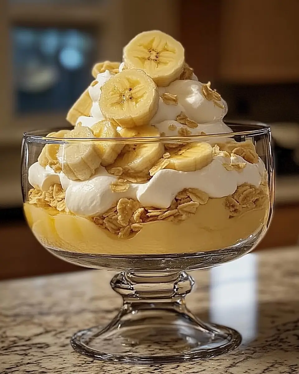 Banana Vanilla Pudding Trifle Recipe