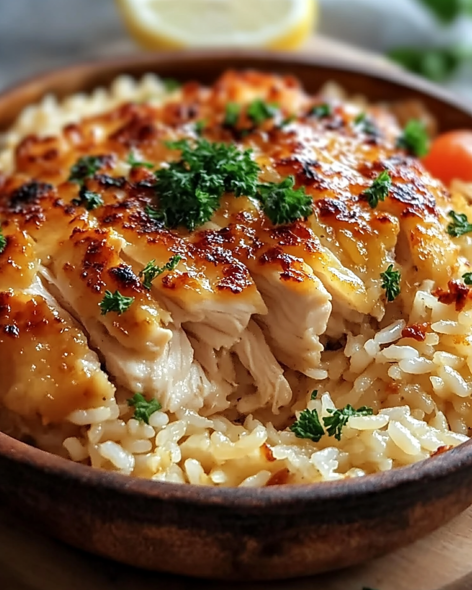 Angel Chicken Rice Casserole