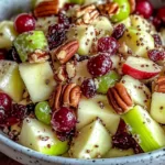 Apple Salad with Toasted Pecans and Cranberries