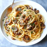 Brown Butter Mushroom Pasta