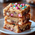 Cake Batter Blondies