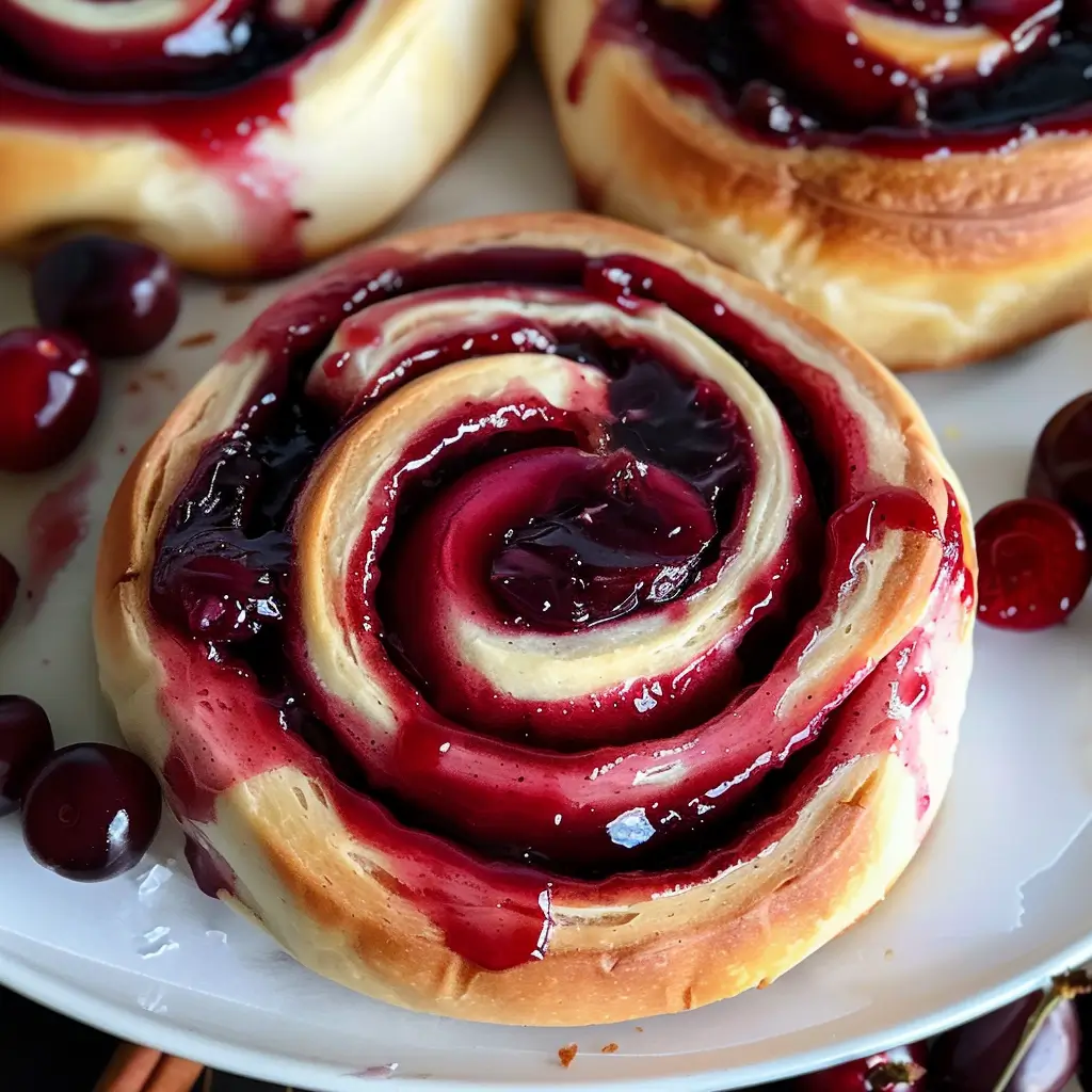 Cherry Cinnamon Rolls Recipe