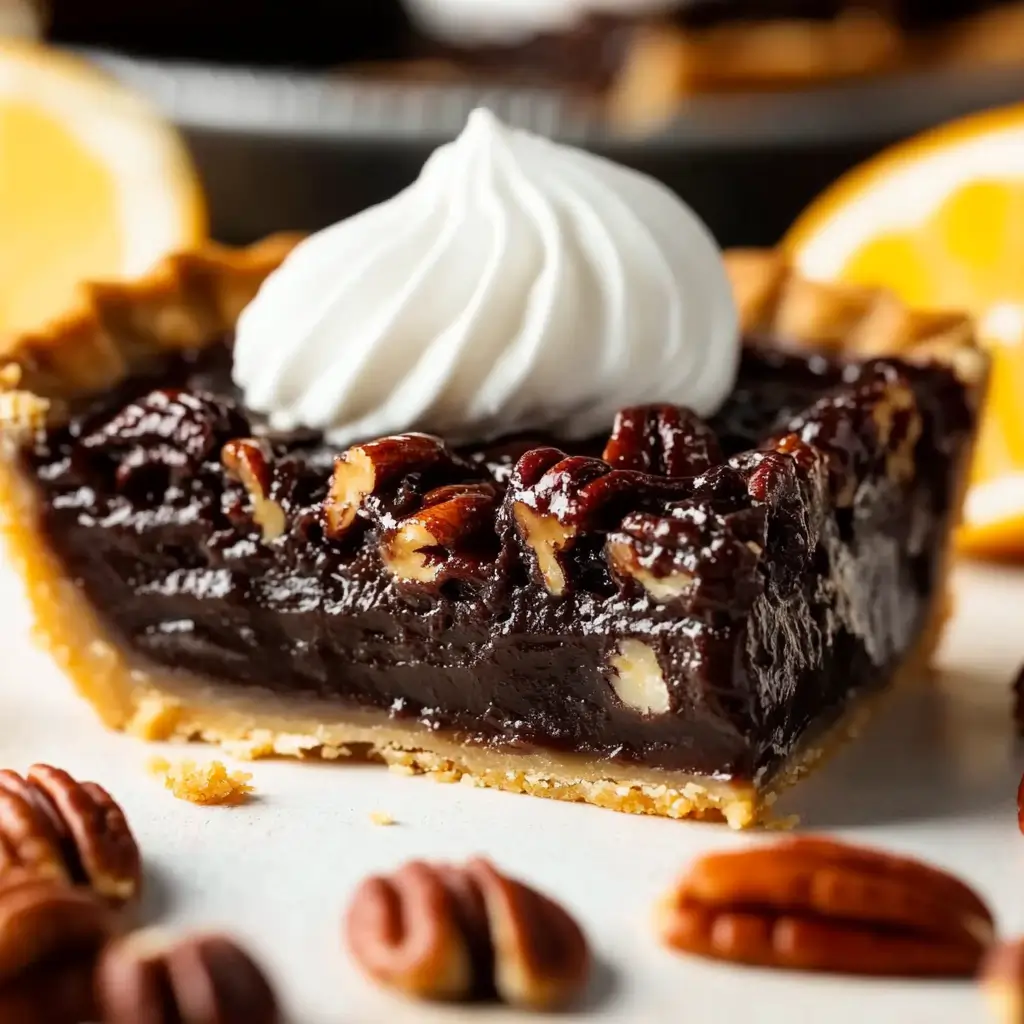 Chocolate Bourbon Pecan Pie