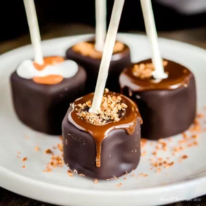 Chocolate Caramel Marshmallows