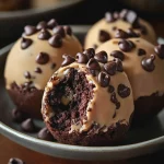 Chocolate Chip Cookie Dough Brownie Bombs