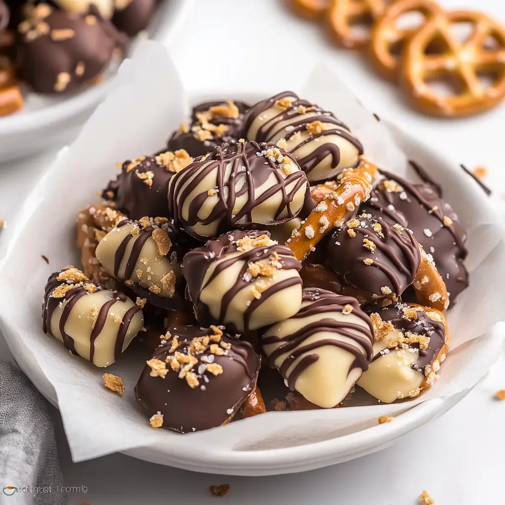 Chocolate Peanut Butter Pretzel Candies