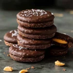 Chocolate Peanut Butter Ritz Cookies