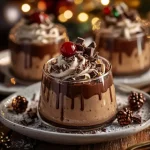 Christmas Chocolate Kahlua & Bailey’s Pudding Shots