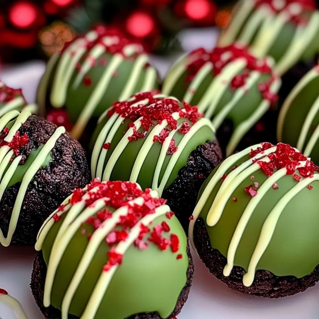 Christmas Grinch Oreo Balls