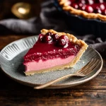 Cranberry Custard Pie