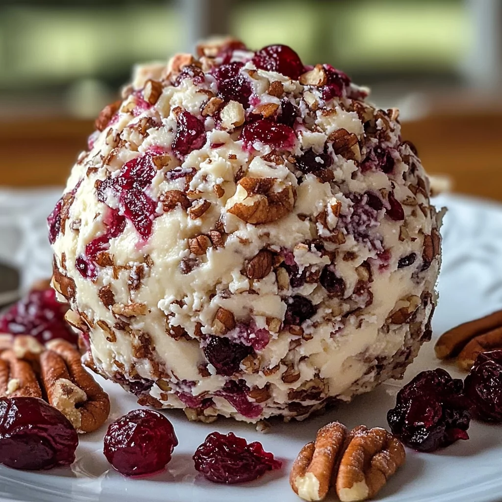 Cranberry Pecan Cheese Ball