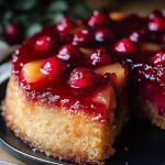 Cranberry Pineapple Upside Down Cake