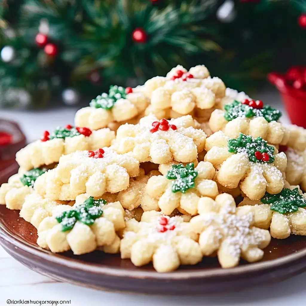 Cream Cheese Spritz Cookies