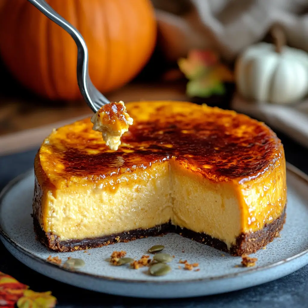 Crème Brûlée Pumpkin Cheesecake Recipe