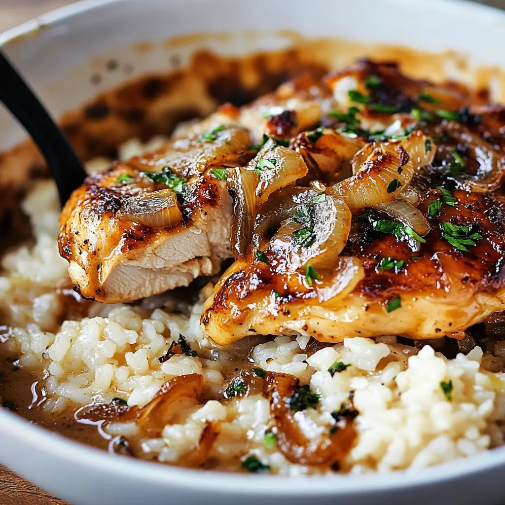 French Onion Chicken & Rice