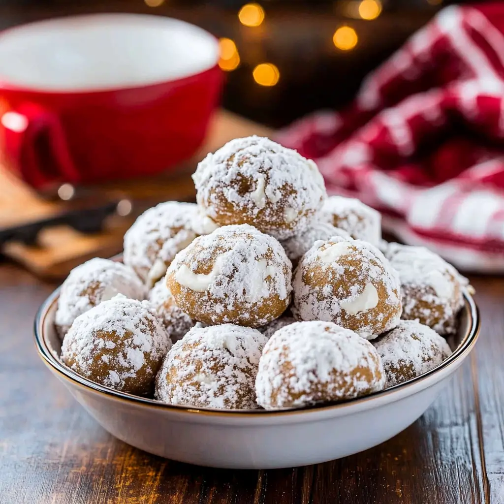 Gingerbread Snowballs