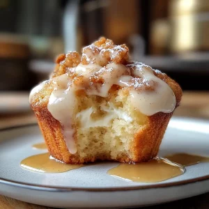 Gooey Cinnamon Cream Cheese Muffins