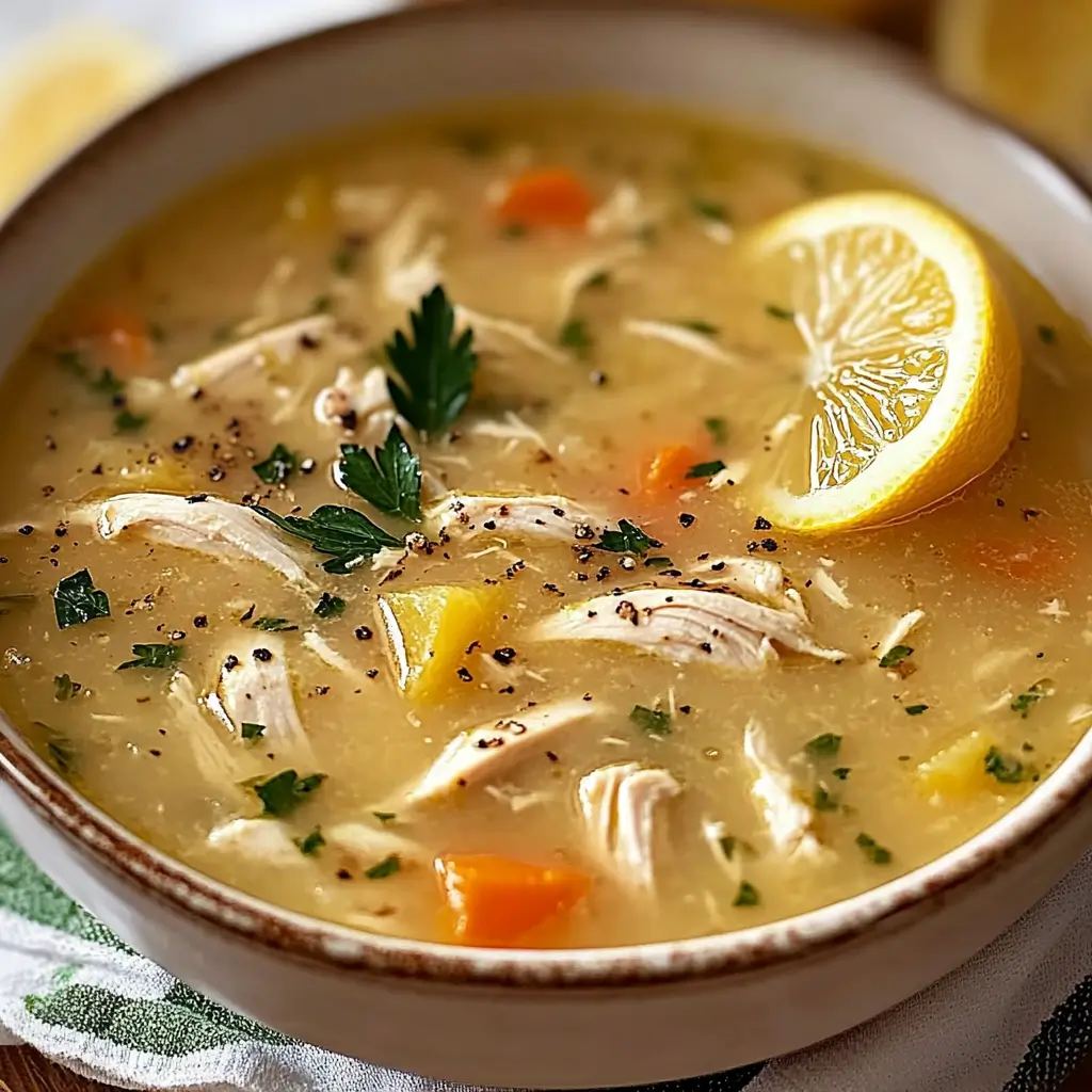 Greek Lemon Chicken Soup Recipe