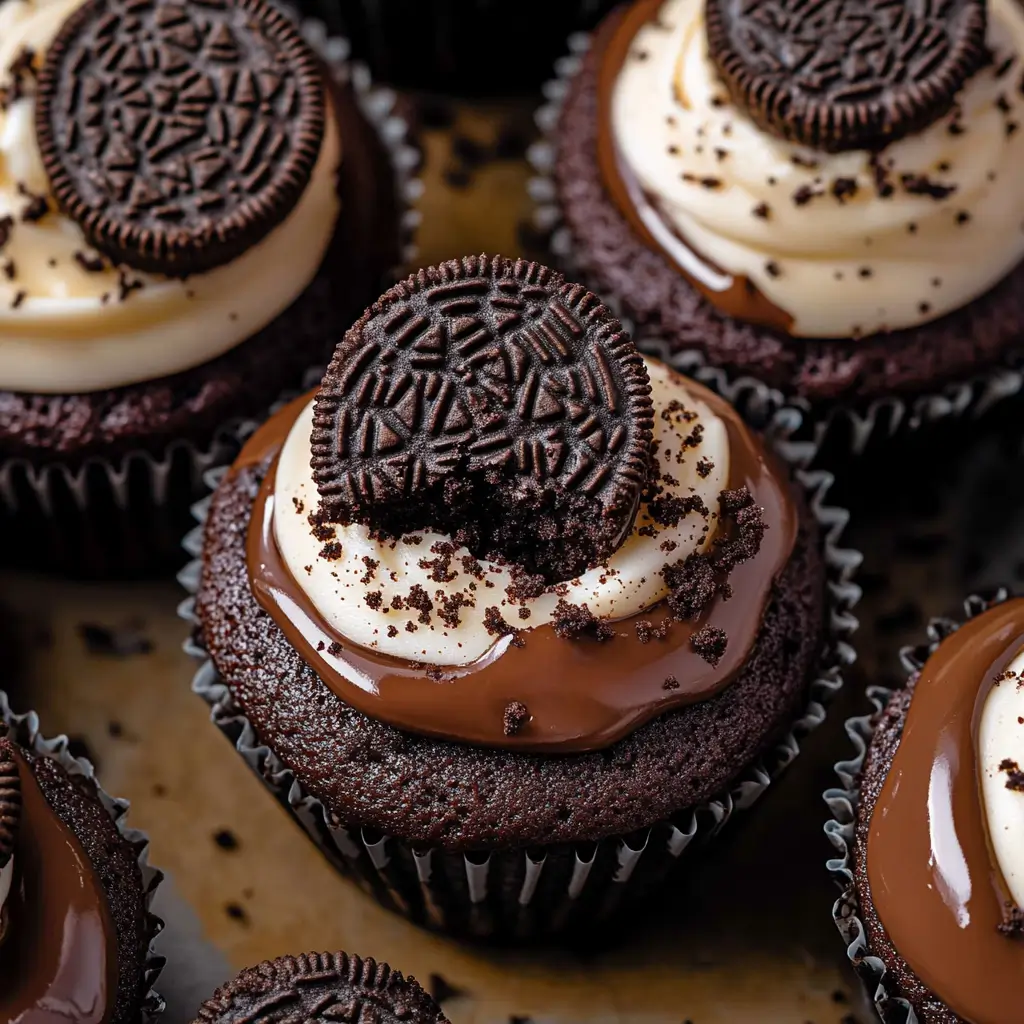 Hi-Hat Oreo Cupcakes