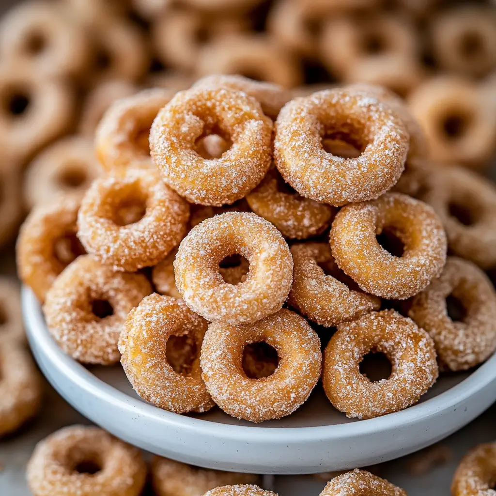 Mini Doughnut Hot Buttered Cheerios