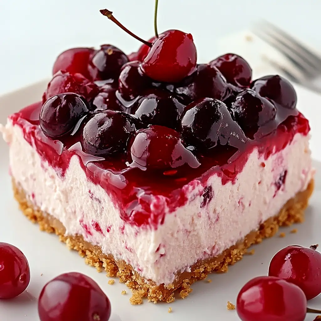 No-Bake Cherry Cheesecake