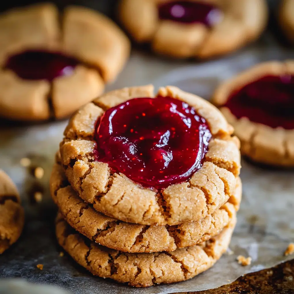 Peanut Butter and Jelly Cookies