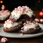 Peppermint Mocha Gooey Butter Cookies