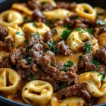 Philly Cheesesteak Tortellini Recipe