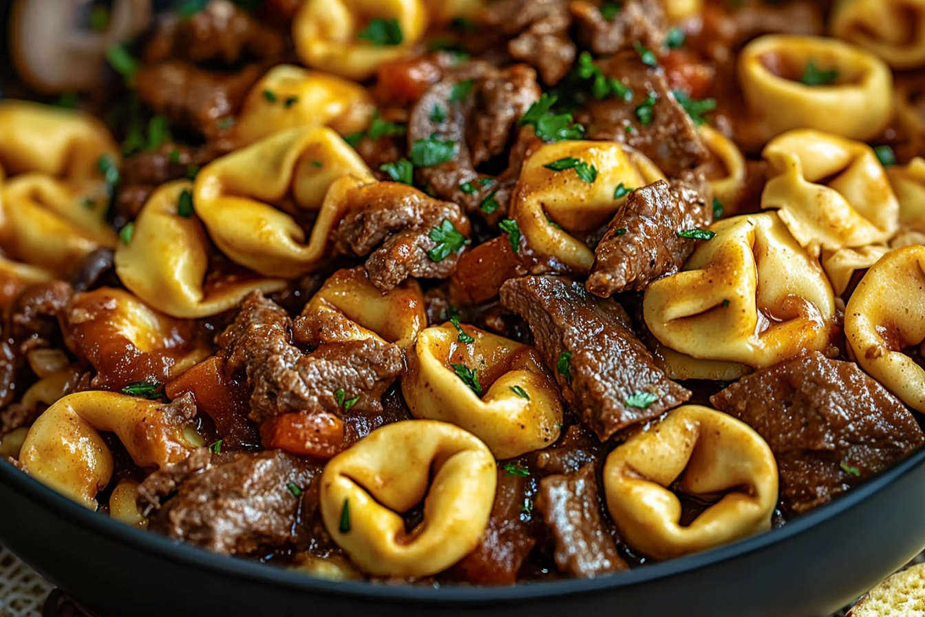 Philly Cheesesteak Tortellini Recipe