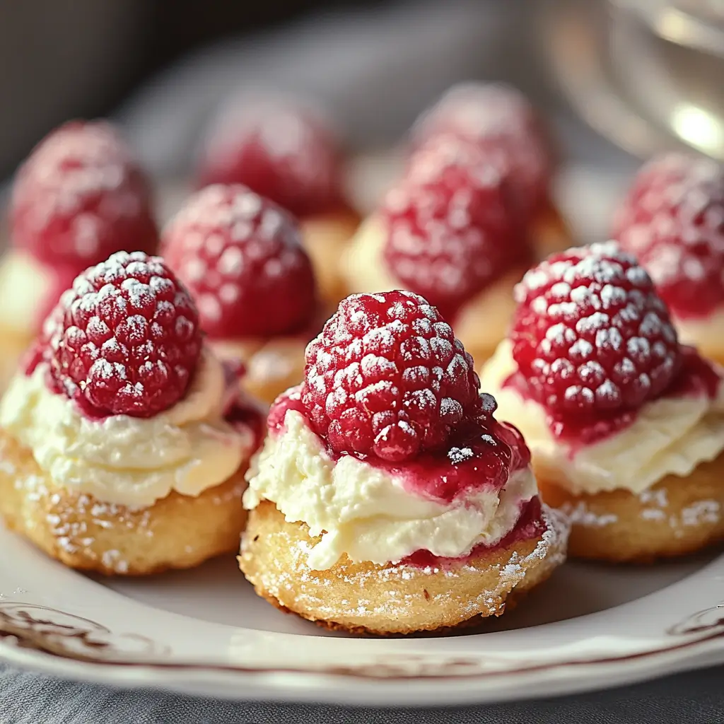 Raspberry Cream Cheese Bites