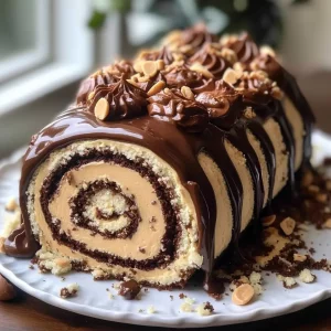 Reese's Peanut Butter Cup Roll Cake