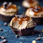 Salted Caramel Chocolate Mousse Cups