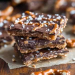 Salted Chocolate and Caramel Pretzel Bars Recipe